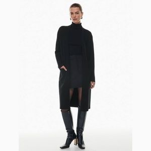 Aritzia Babaton Black and Gray Lance Sweater